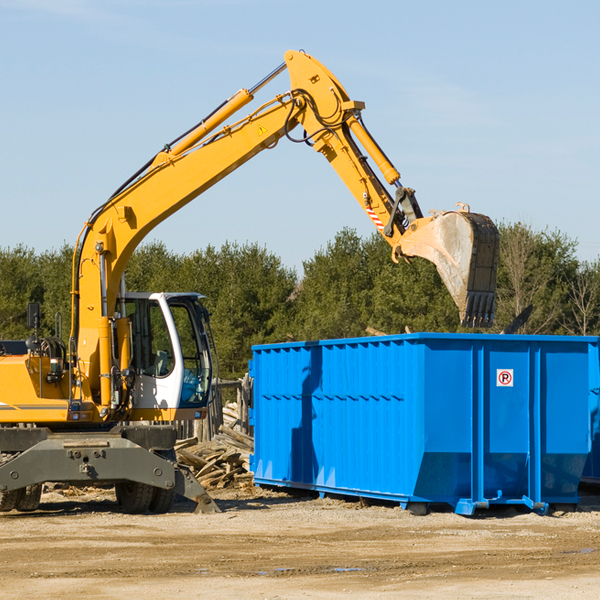 how many times can i have a residential dumpster rental emptied in Page